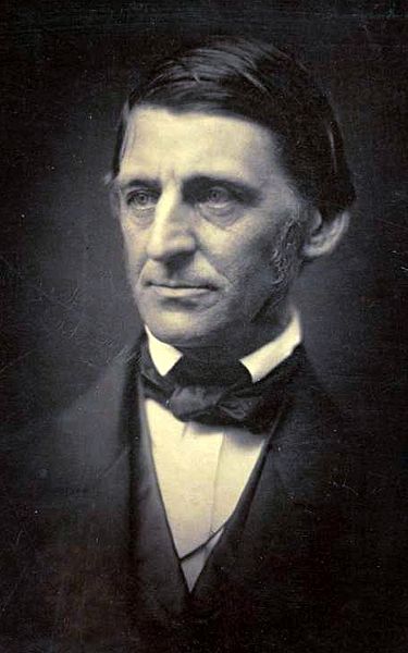 Ralph Waldo Emerson (1803-1882) Boston born poet and philospher credited with leading the transcendentalist movement in America. 