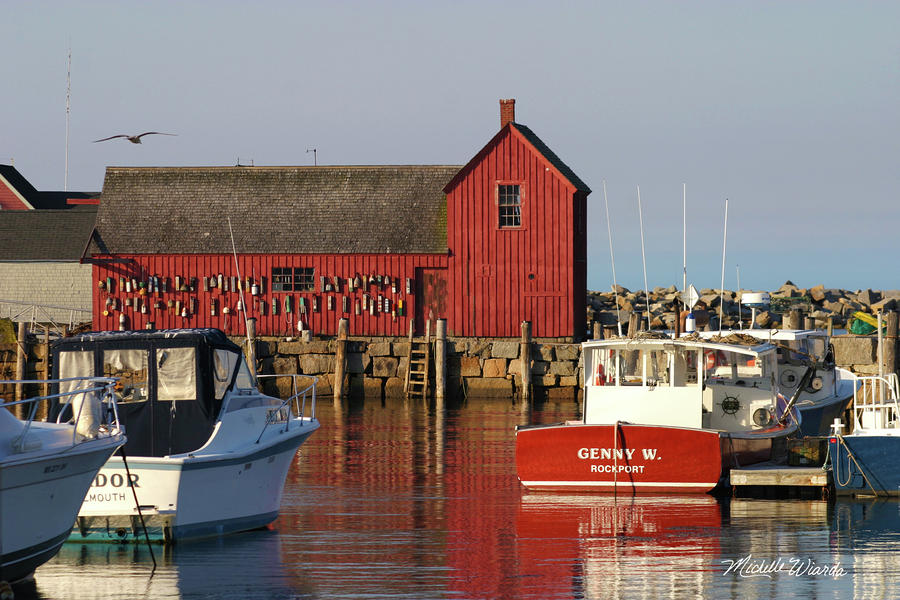 Bradley Wharf in Rockport Massachusetts. Photograph courtesy of fineartamerica.com